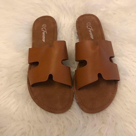🆕 Jolie Cognac Slip On Sandal - Picture 4 of 7